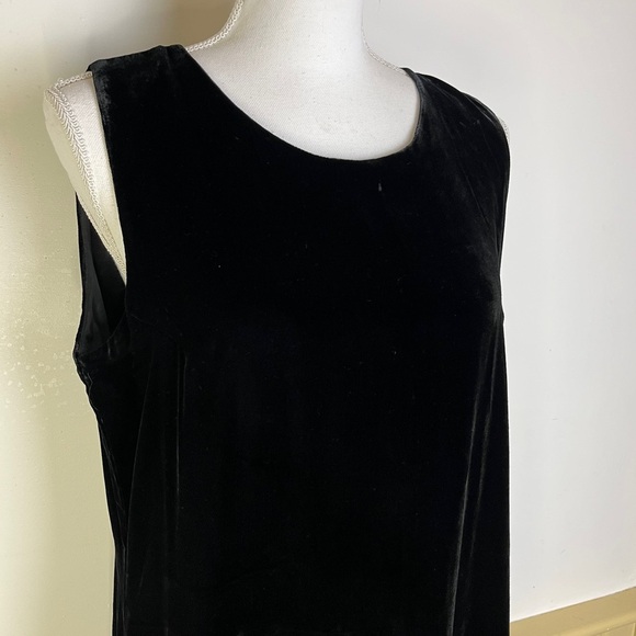 Vintage Chia & Chia Velvet Silk Maxi Slip Dress Sz 12 Fairy Whimsgioth Evening - Picture 5 of 11